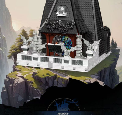 Casa Negra Miércoles Negro - Juego de Construcción Modular con Bloques y Almacenamiento - Image 13
