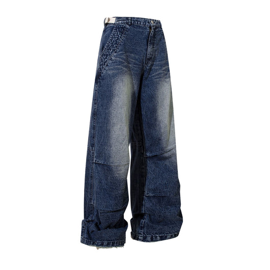 Jeans Rectos de Cintura Alta con Pliegues Amplios - Image 11
