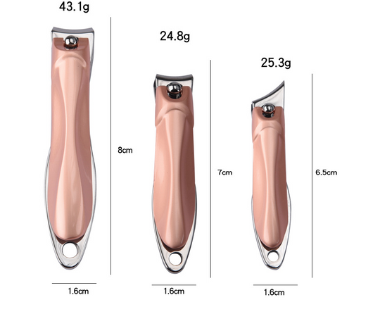 Set de 3 Cortaúñas de Acero Inoxidable Premium - Image 7