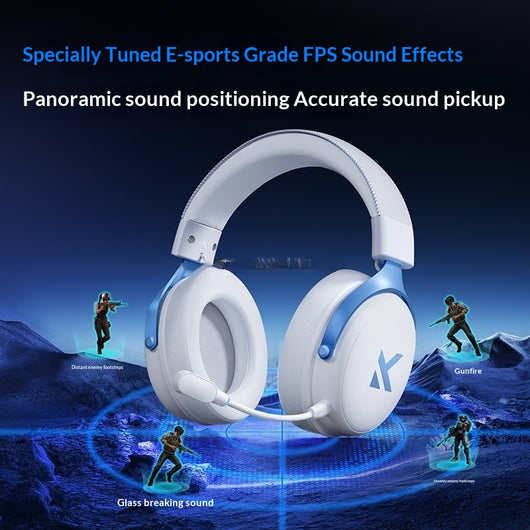 Auriculares Gaming Over-ear Inalámbricos Cuatro Modos PC y Bluetooth - Image 10
