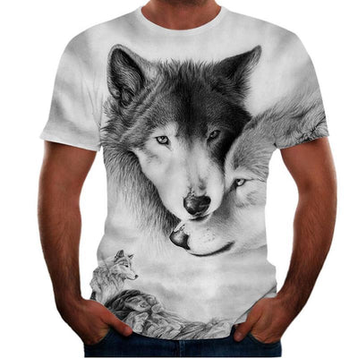 Playera 3D con Estampado Animal para Hombre - Image 7