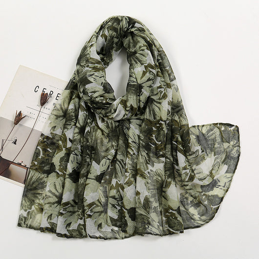 Pañuelo de Voile Estampado - Elegancia y Versatilidad - Image 12