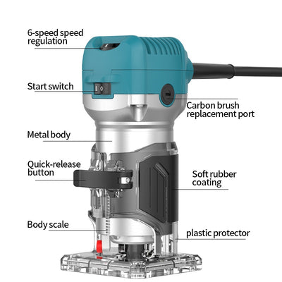 Fresadora de Bordes Eléctrica para Carpintería Profesional - Image 3