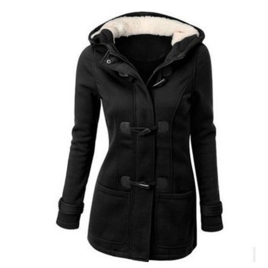 Abrigo Acolchado con Capucha para Mujer - Sudadera Térmica de Algodón - Image 2