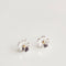 Aretes de Plata 925 Flor de Cerezo Elaborados a Mano