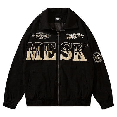 Cardigan Deportivo con Letras Bordadas - Estilo Americano - Image 2