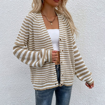 Cardigan con Botones Estilo Europeo Americano - Image 9