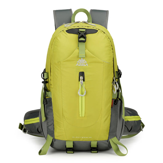 Mochila de Trekking AZELA Electron 40L - Blanco y Azul Marino para Senderismo y Viajes - Image 16