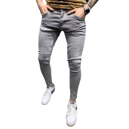 Pantalones Vaqueros Slim Fit con Elasticidad para Hombre - Image 5