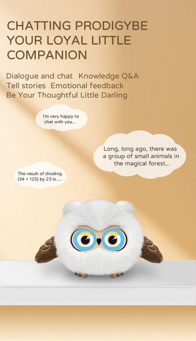 Búho Peluche Inteligente con IA - Juguete Interactivo Educativo para Niños - Image 9