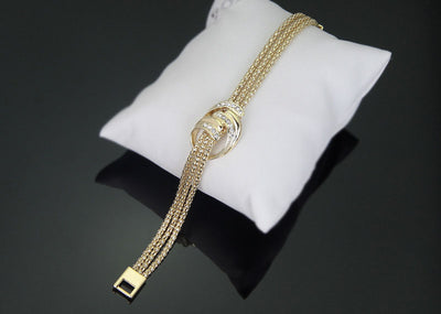 Conjunto de Joyas Elegantes: Collar, Pulsera, Aretes y Anillo - Image 9