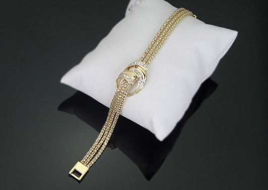 Conjunto de Joyas Elegantes: Collar, Pulsera, Aretes y Anillo - Image 9