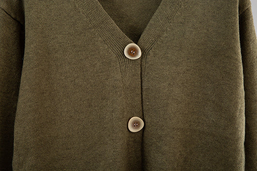 Conjunto Elegante: Cardigan Escote V y Pantalón Ancho - Image 23