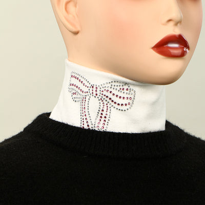 Pañuelo Cuello Moño con Diamantes de Poliéster para Mujer - Image 10