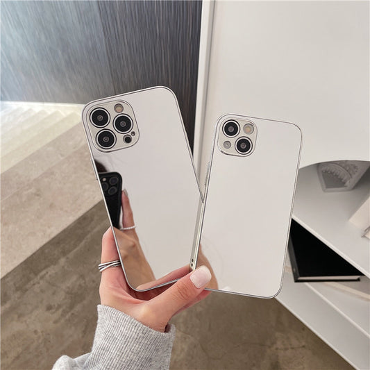 Funda Espejo Electrochapada para Teléfono - Diseño Minimalista