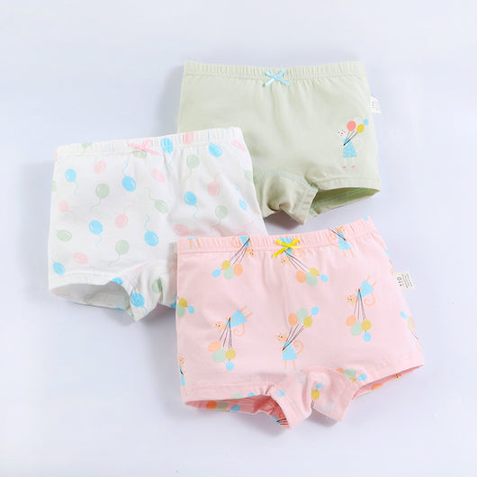 Calzoncillos Boxer de Algodón para Niñas con Diseños Divertidos