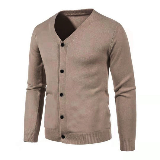 Cardigan de Punto para Hombre - Suéter V-Neck Moderno y Versátil - Image 23