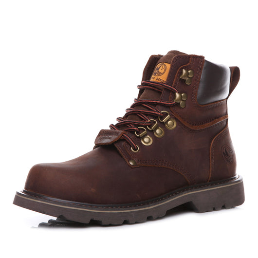 Botas Altas Impermeables para Hombre con Forro de Ante Rojo - Image 24