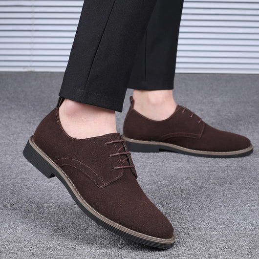 Zapatos Casuales Talla Grande Hombre Estilo Británico Acolchonados - Image 4