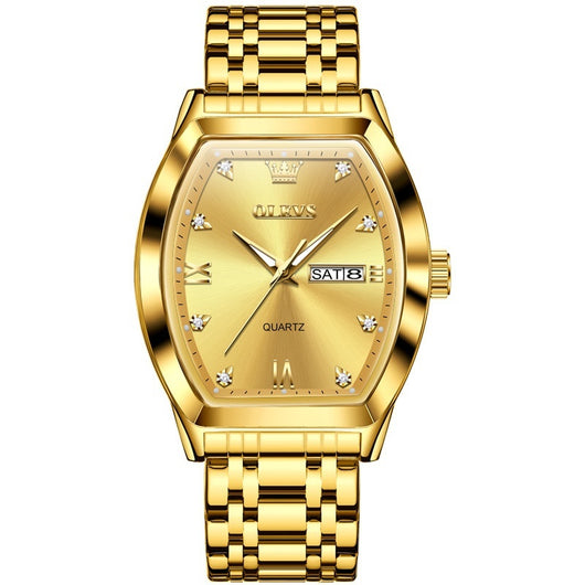 Reloj de Negocios Cuarzo Barril Auténtico para Hombre - Image 5