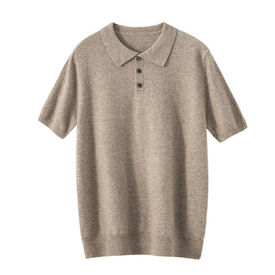 Suéter Tipo Polo de Cachemira para Hombre Ejecutivo - Image 3