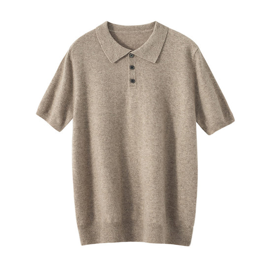 Suéter Tipo Polo de Cachemira para Hombre Ejecutivo - Image 3