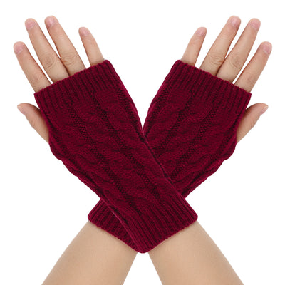 Guantes de Lana Cálidos con Dedos Abiertos para Hombre - Image 18