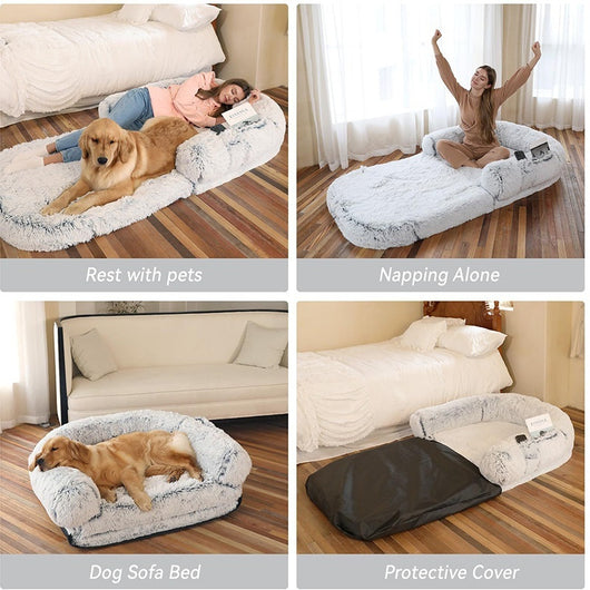 Sofá Cama para Mascotas con Funda Removible y Lavable - Image 2