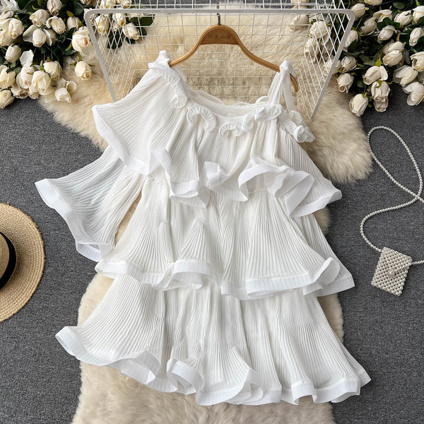 Blusa Casual de Chifón con Volantes y Mangas Acampanadas para Mujer - Image 3