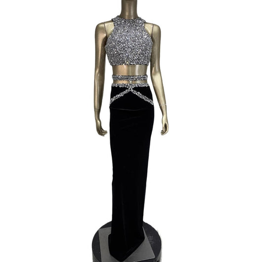 Vestido de Noche Brillante con Cristales Rhinestone para Mujer - Image 6