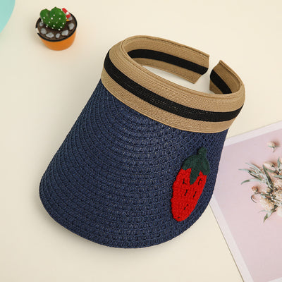 Sombrero de Paja Familiar Verano Protección Solar - Diseño Coreano Unisex - Image 4
