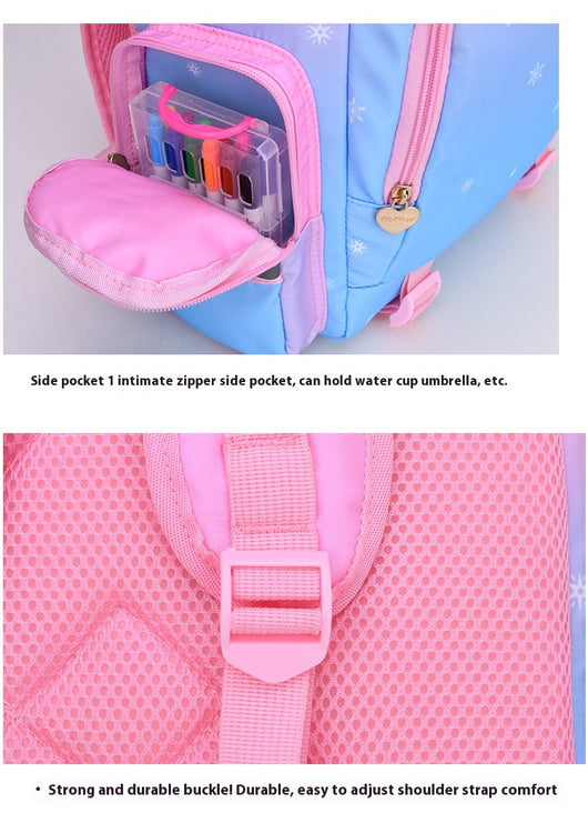 Mochila Escolar Degradado Cielo Estrellado con Protección Dorsal - Image 17