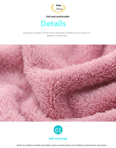 Toalla Facial de Microfibra Coral de Alta Densidad - Súper Absorbente - Image 32