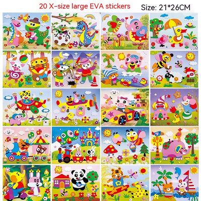 Pegatinas 3D Impresas Creativas para Niños - Image 23
