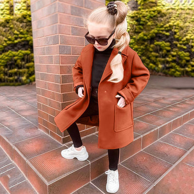 Abrigo de Lana para Niños - Blazer Cálido de Manga Larga - Image 12