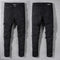 Jeans Negros de Hombre con Parches - Diseño Minimalista