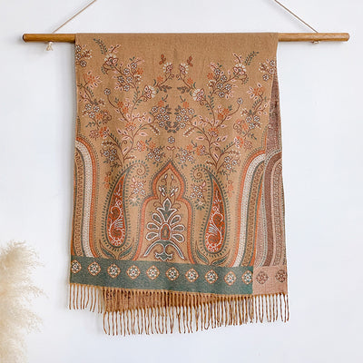 Chal Étnico de Flor de Marañón - Accesorio Bohemio Artesanal - Image 8