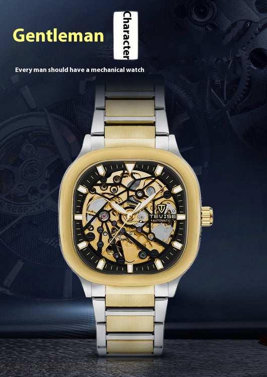 Reloj Automático Cuadrado Luminoso Impermeable para Hombre - Image 6