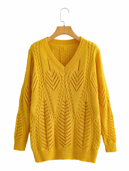 Suéter Tejido Calado Arctic Velvet para Mujer - Image 22