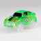 Green race car