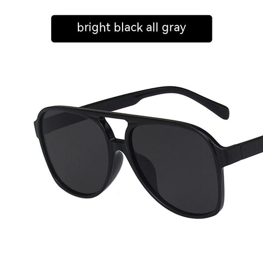 Gafas de Sol Retro Oversized con Doble Puente para Mujer - Image 36