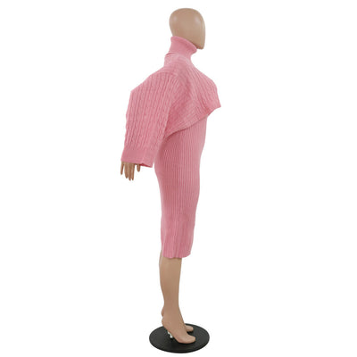 Conjunto Vestido Dos Piezas con Cuello Alto - Image 26