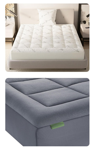 Funda de Cama Acolchada 3D - Protección Suave para Cama Individual y Doble - Image 10