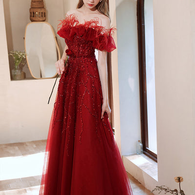 Vestido de Noche Asimétrico para Mujer - Elegancia y Sofisticación - Image 5