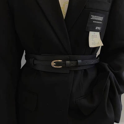 Abrigo Suéter Traje para Mujer con Cinturón - Image 10