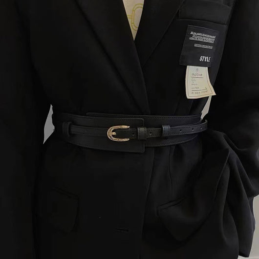 Abrigo Suéter Traje para Mujer con Cinturón - Image 10