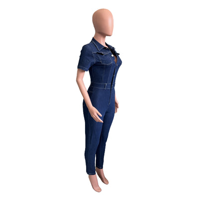 Enterizo Skinny de Mezclilla para Mujer - Diseño Ajustado y Moderno - Image 21