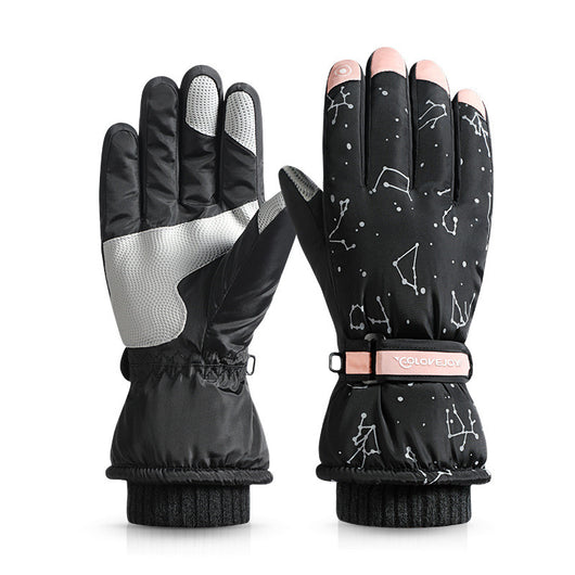 Guantes Térmicos Acolchados para Ciclismo con Relleno de Terciopelo y Algodón - Image 46