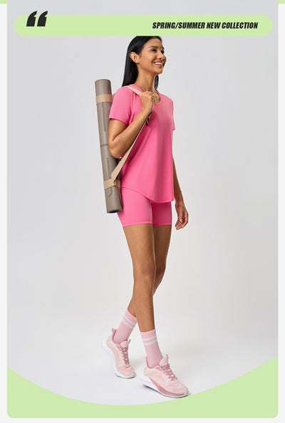 Short Yoga Mujer Verano Transpirable Suelta y Cómoda - Image 21