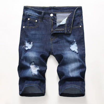 Shorts de Mezclilla Elástica para Hombre - Estilo Moderno - Image 4